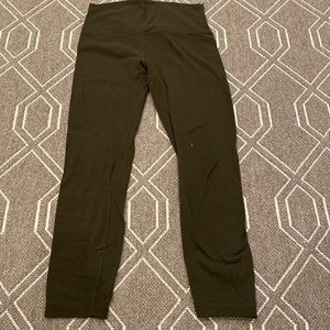 Lululemon army green align tights sz 8